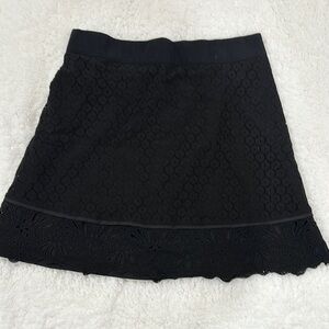 Elegant Black Lace Skirt